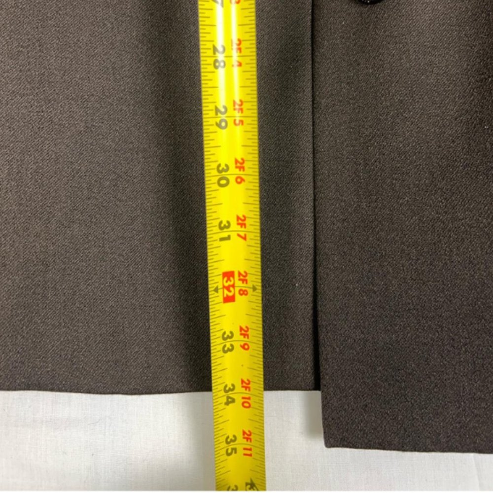 Aquascutum Brown Wool Vintage Overcoat, Stunning Condition, Made in Switzerland - Picture 8 of 9